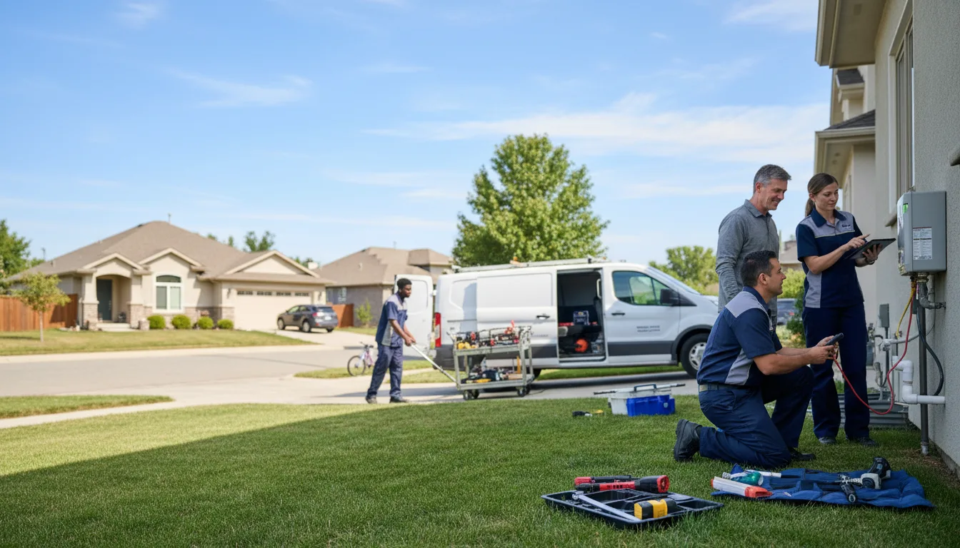 Tankless water heater service in Camden, TX